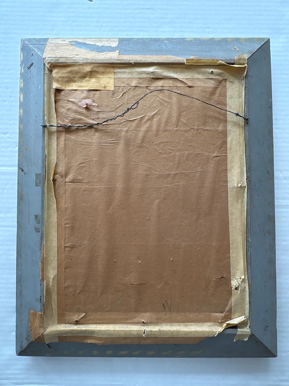 Impasto Oil Painting Ida Mindel Cohen “Boutonniere” Signed Abstract Floral MCM