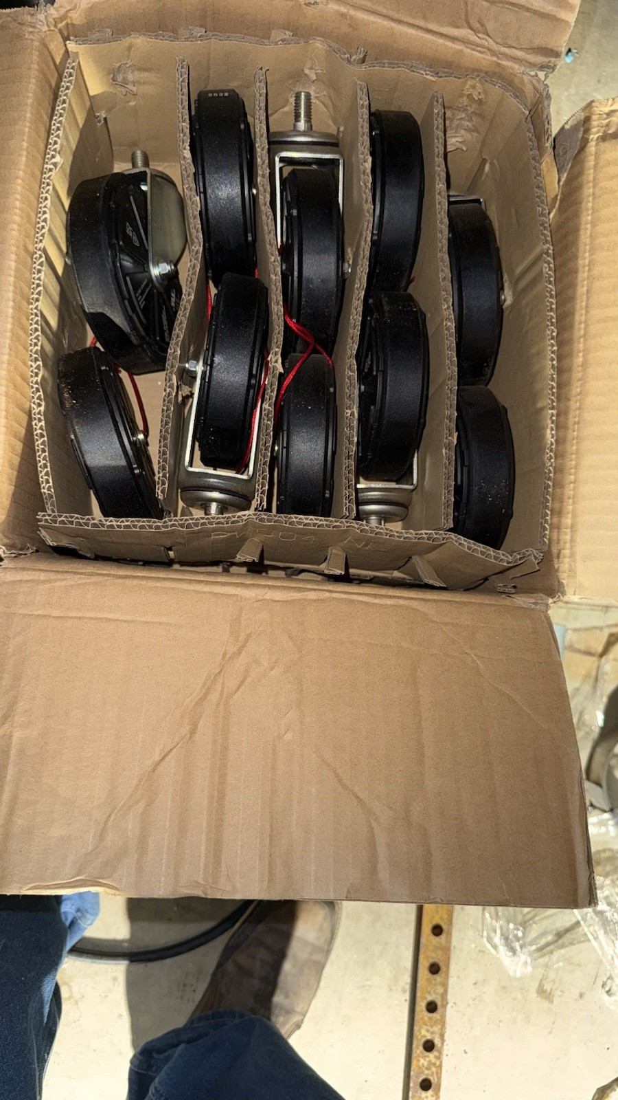 20 - Gatekeeper Smart Wheel Caster  5 inch W-9470B-C / Case Pack Of 20