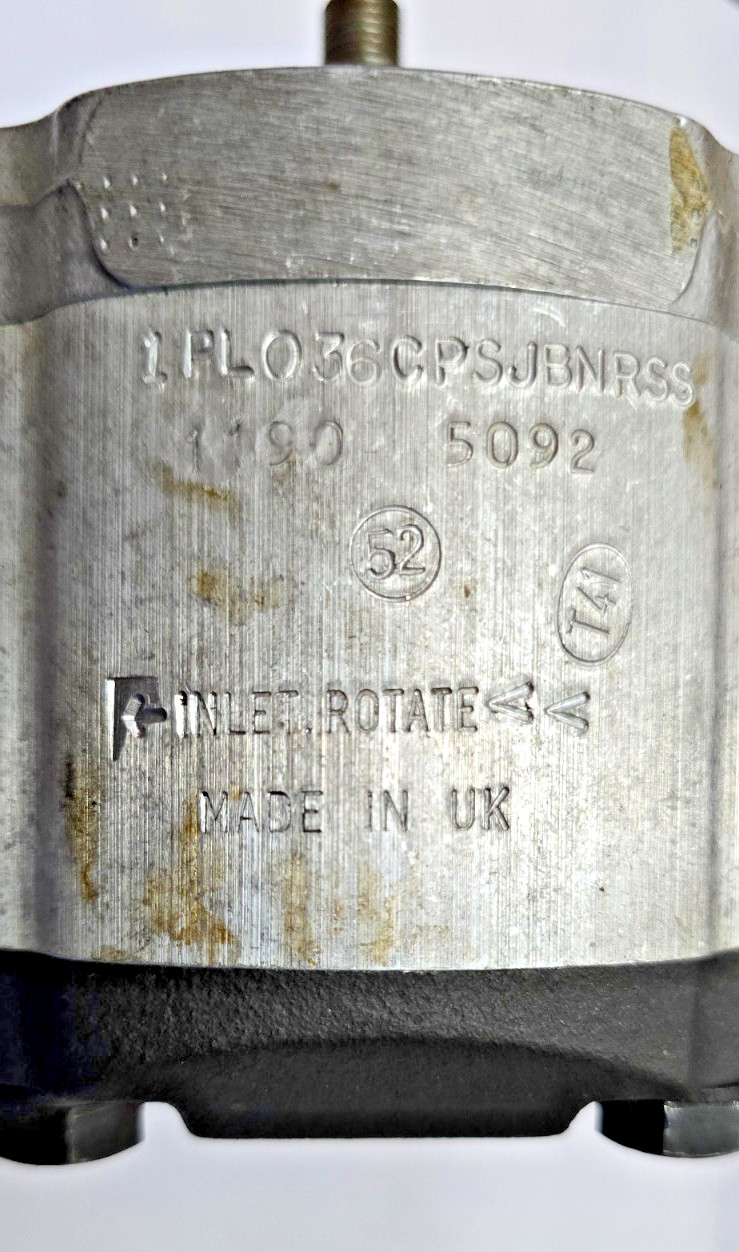 1PL036CPSJBNRSS 1190 5092 Hydraulic Pump NEW INLET ROTATE UK 1PLO36CPSJBNRSS