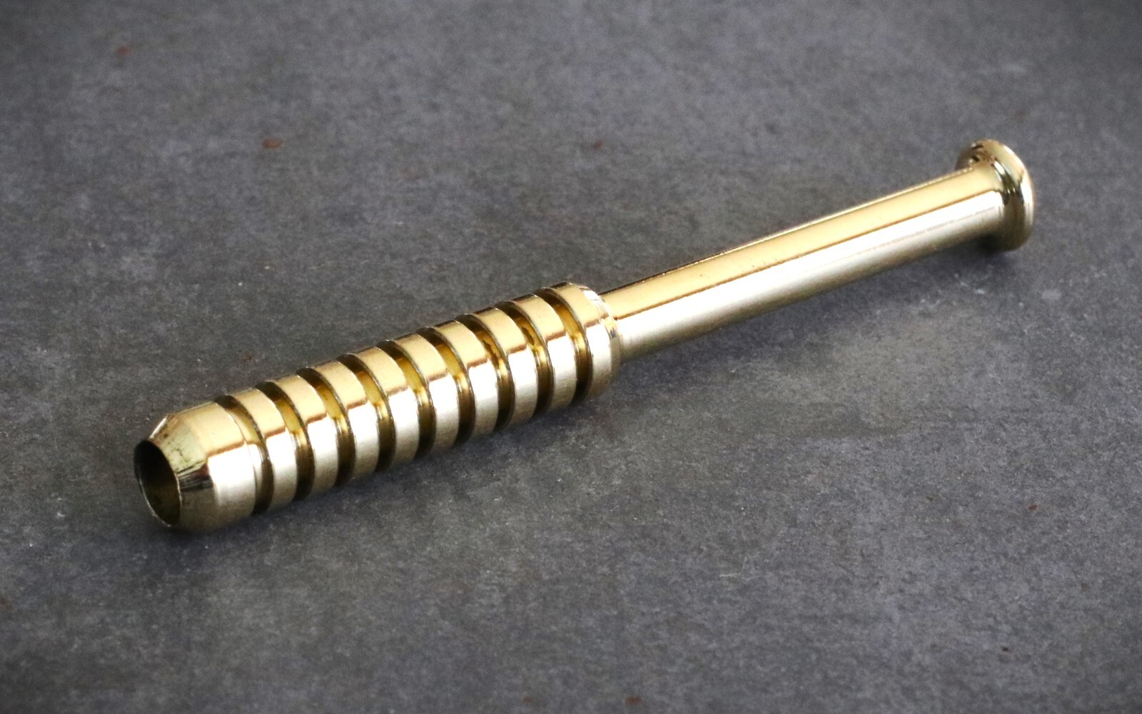 3" Brass One Hitter- Old School Real Brass Pipe- Quality Brass One Hitter