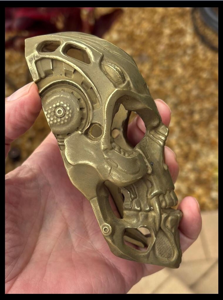 Rat Rod Skull - Hood Ornament Grille Off Road-Truck-Jeep-Hummer-Hot Rod-T Bucket