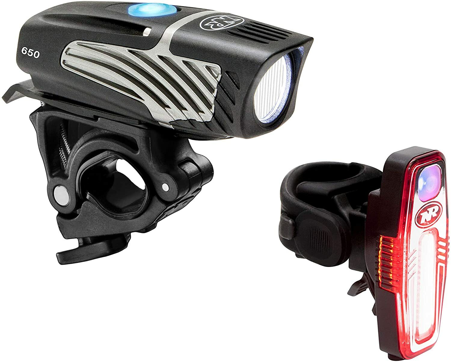 NiteRider Lumina Micro 650 Front Bike Light Sabre 110 Rear Bike Light Combo 7711