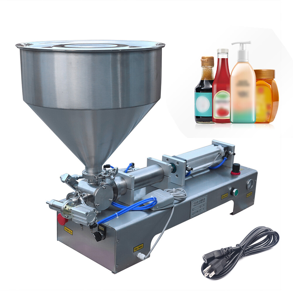 50-500ml Semi-automatic Pneumatic Liquid Filling Machine Paste Shampoo Filler