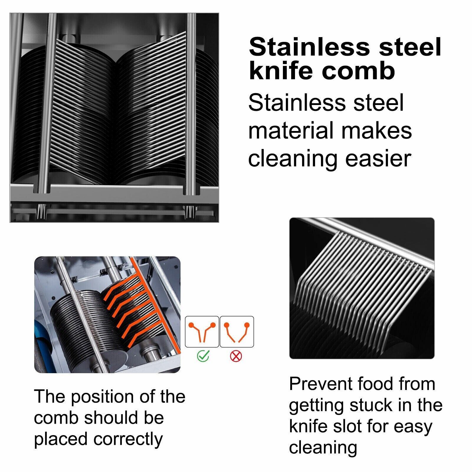 Meat Cutter Commercial Electric Meat Slicer Shredded Cutting Machine