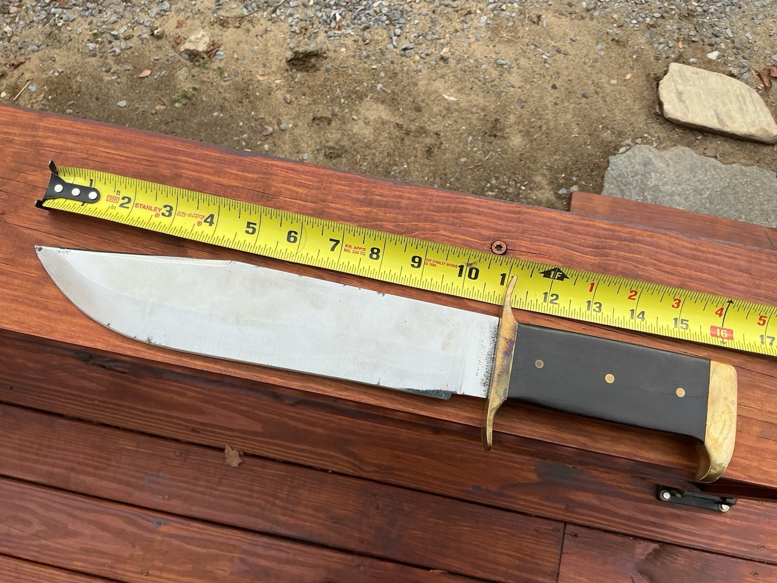 Vintage Antique Bowie knife rosewood handle custom USA