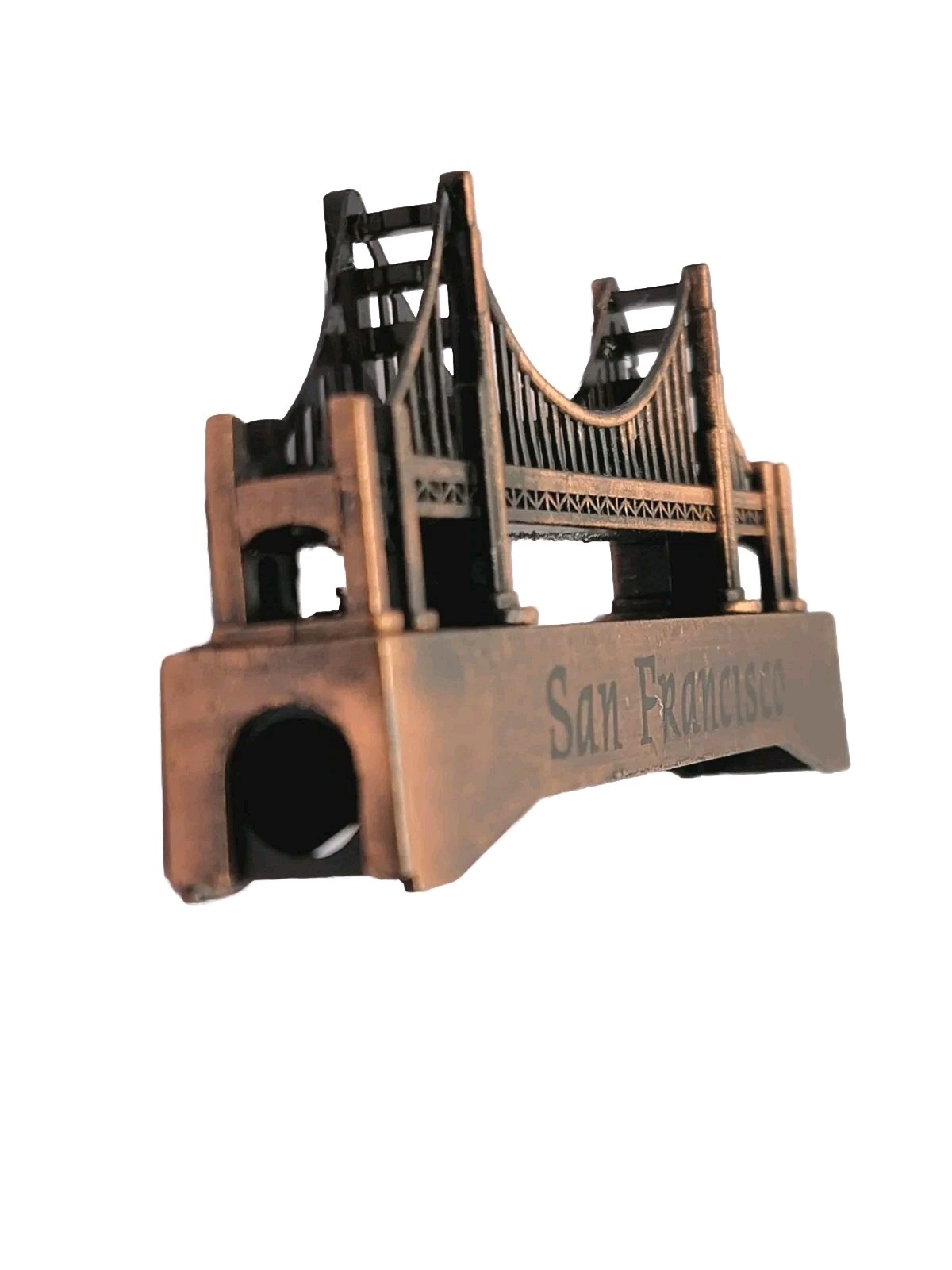 San Francisco Golden Gate Bridge Pencil Sharpener Miniature Die Cast Souvenir