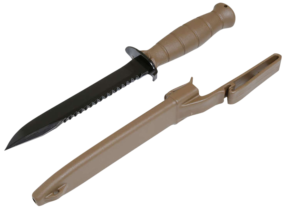 GLOCK FDE KD039179 Field Knife w/Sheath 6.5" w/Saw SAME DAY FAST FREE SHIPPING