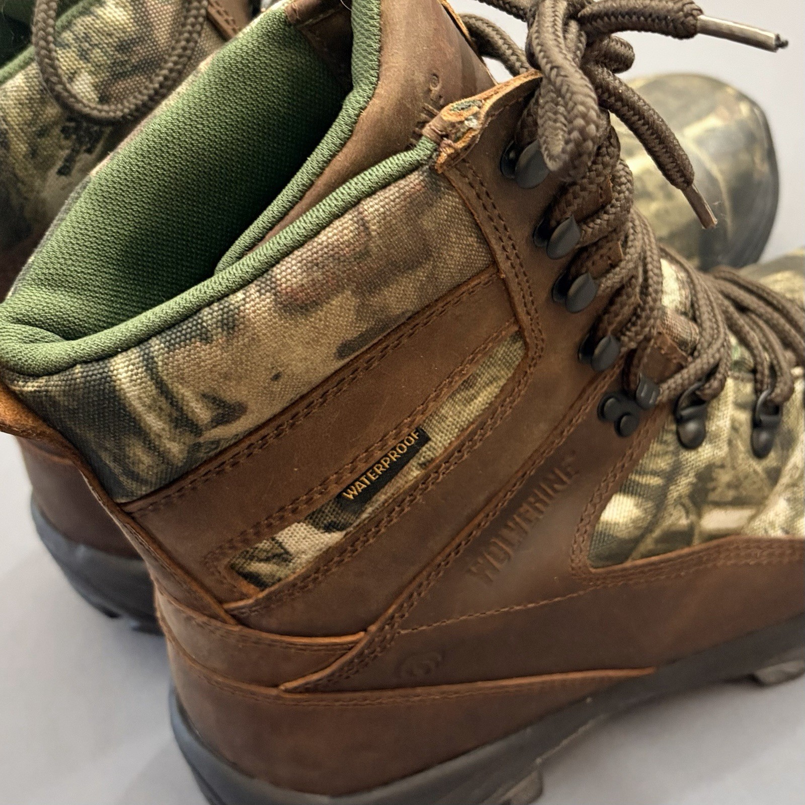 Wolverine Mossy Oak 10.5 Thinsulate Ultra Waterproof Camo Hunting Boots