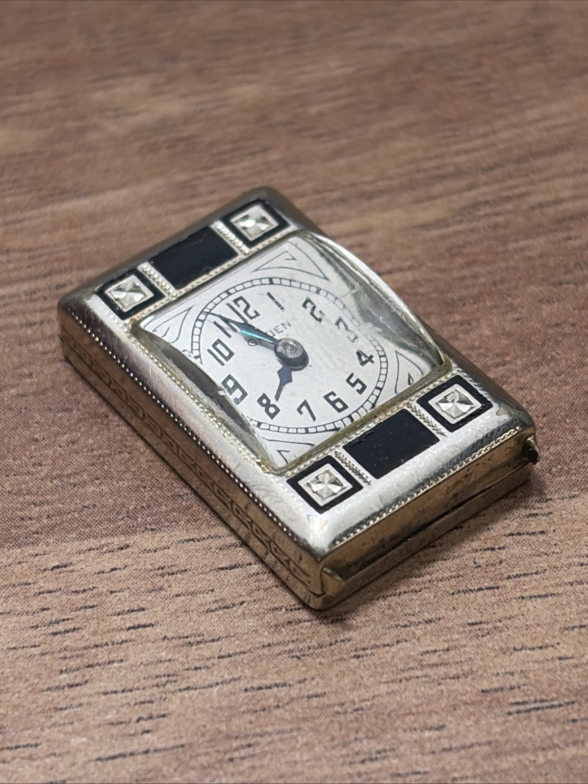 14K Art Deco 1920’s - 30’s Gruen Ladies  White Gold Watch