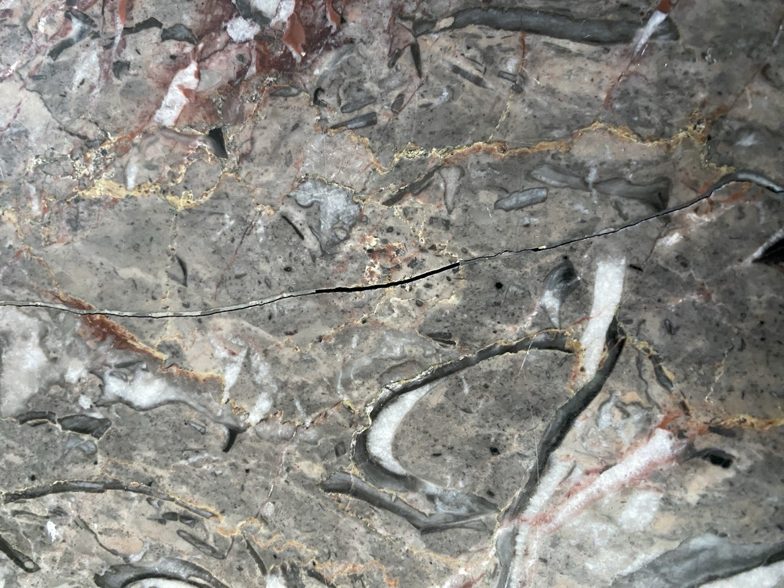 FRENCH Louis XVI Style Small Bouillotte Marble Top And Brass Edge Side Table