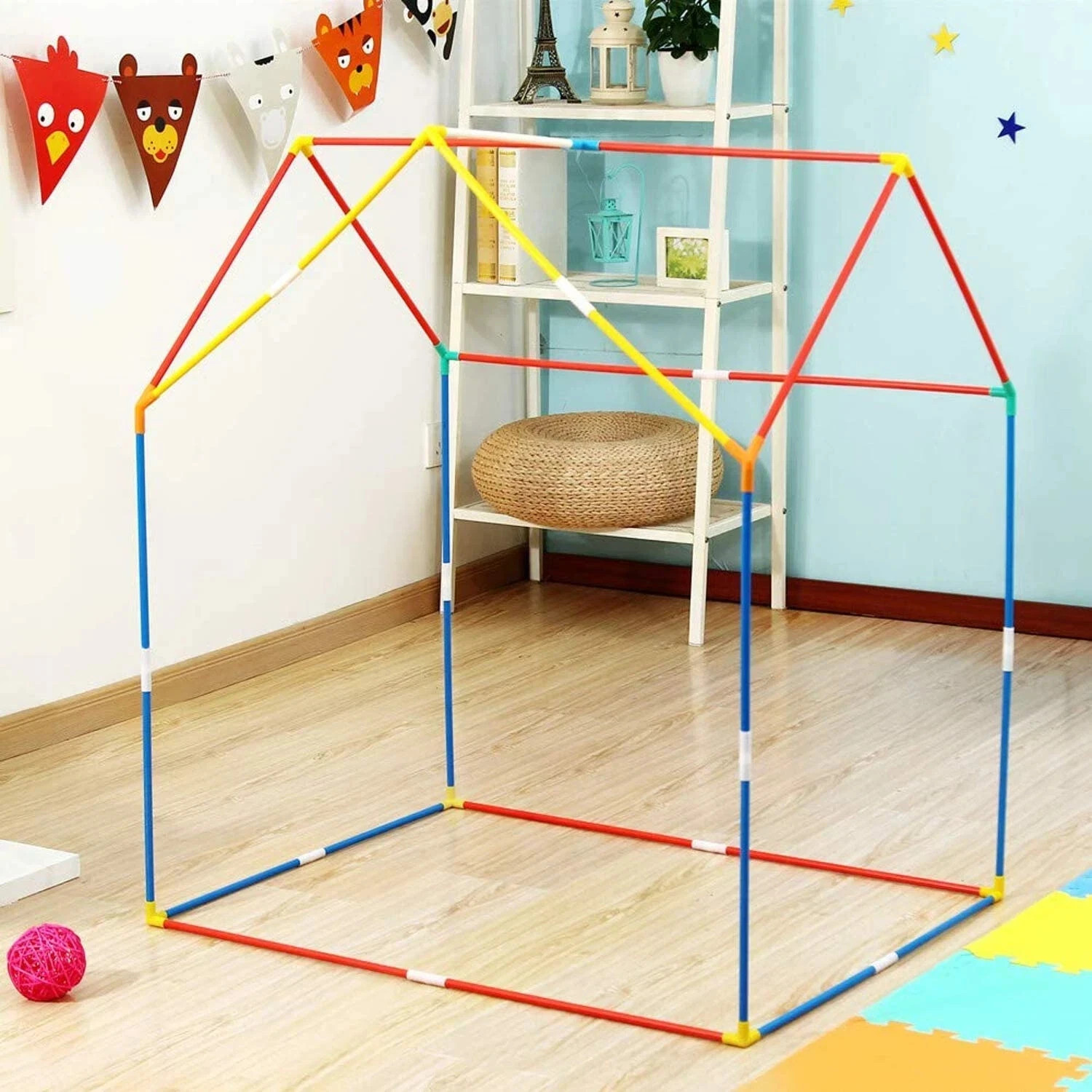 Casa Para Niñas Ninas Con Tienda De Campaña De Campana En Forma De Tie