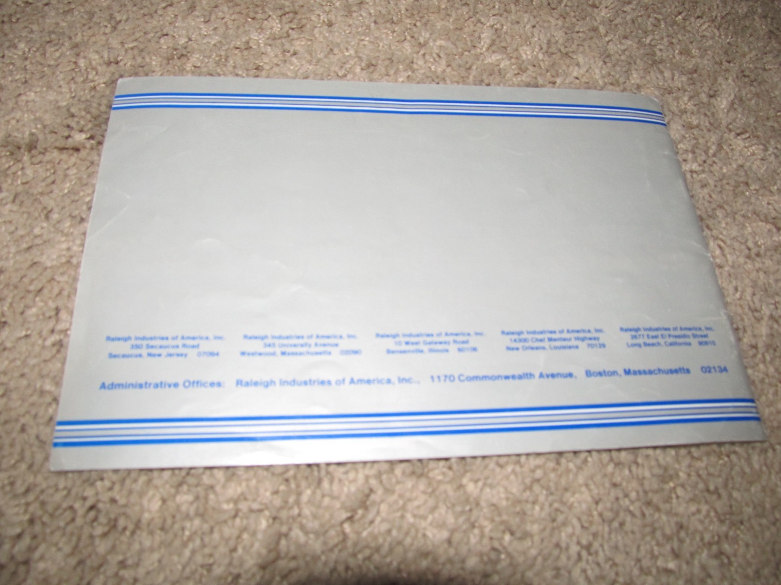 1970's Raleigh Rampar Bicycles Catalog