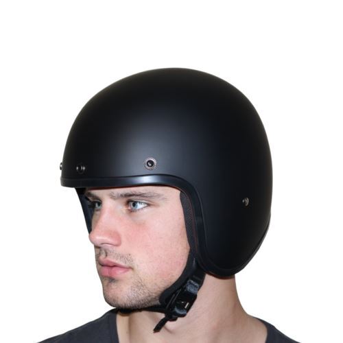 Daytona Cruiser Helmet Slim Line 3/4 Open Face Quick Release DOT 2XS-4XL