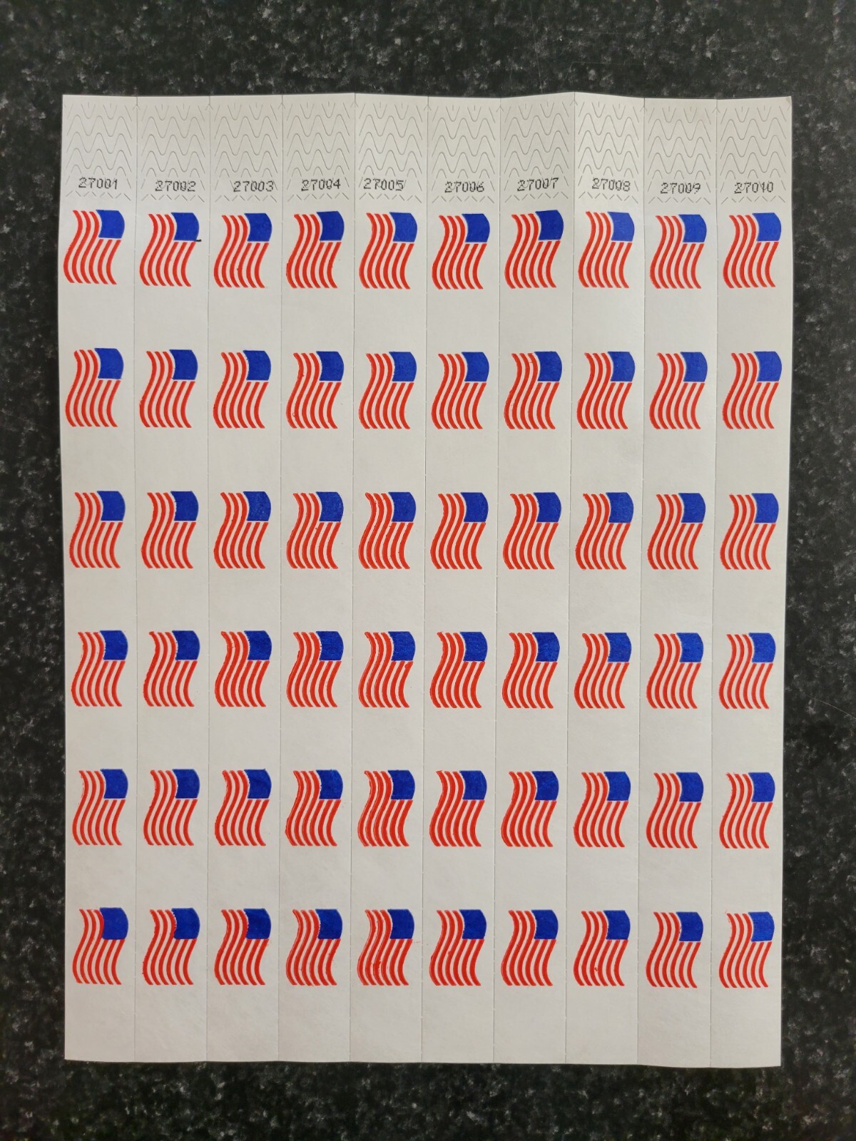 100-500 3/4" Patriotic Tyvek Wristbands, 4th of July Wristbands