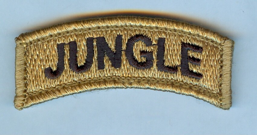 U.S. ARMY "JUNGLE" SHOULDER TAB .... MULTICAM / OCP SUBDUED VARIATION