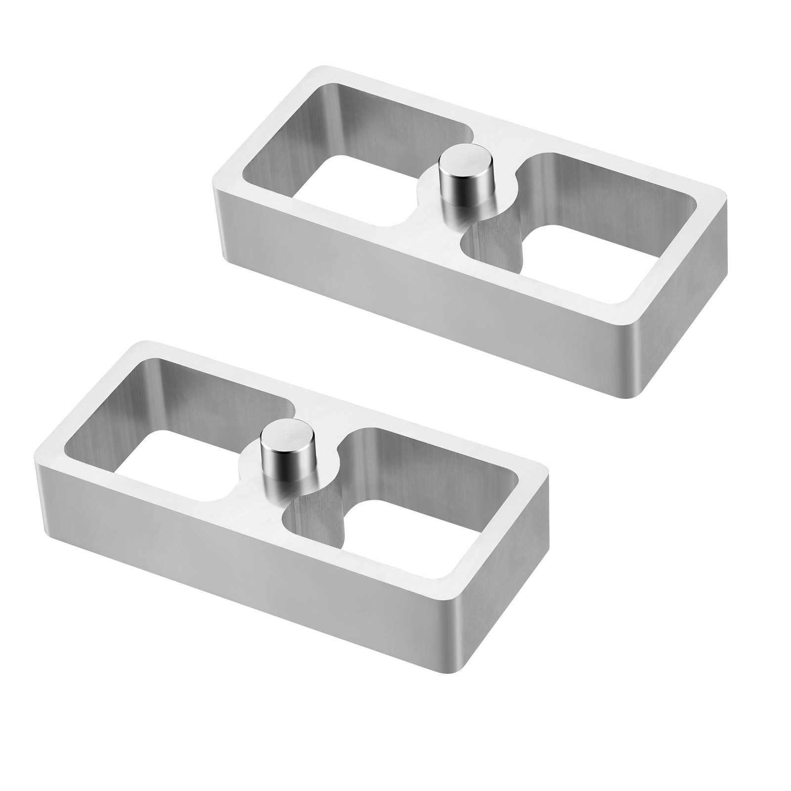 1" Inch Universal Aluminum Extruded Leaf Spring Lowering Block Kit 2PCS
