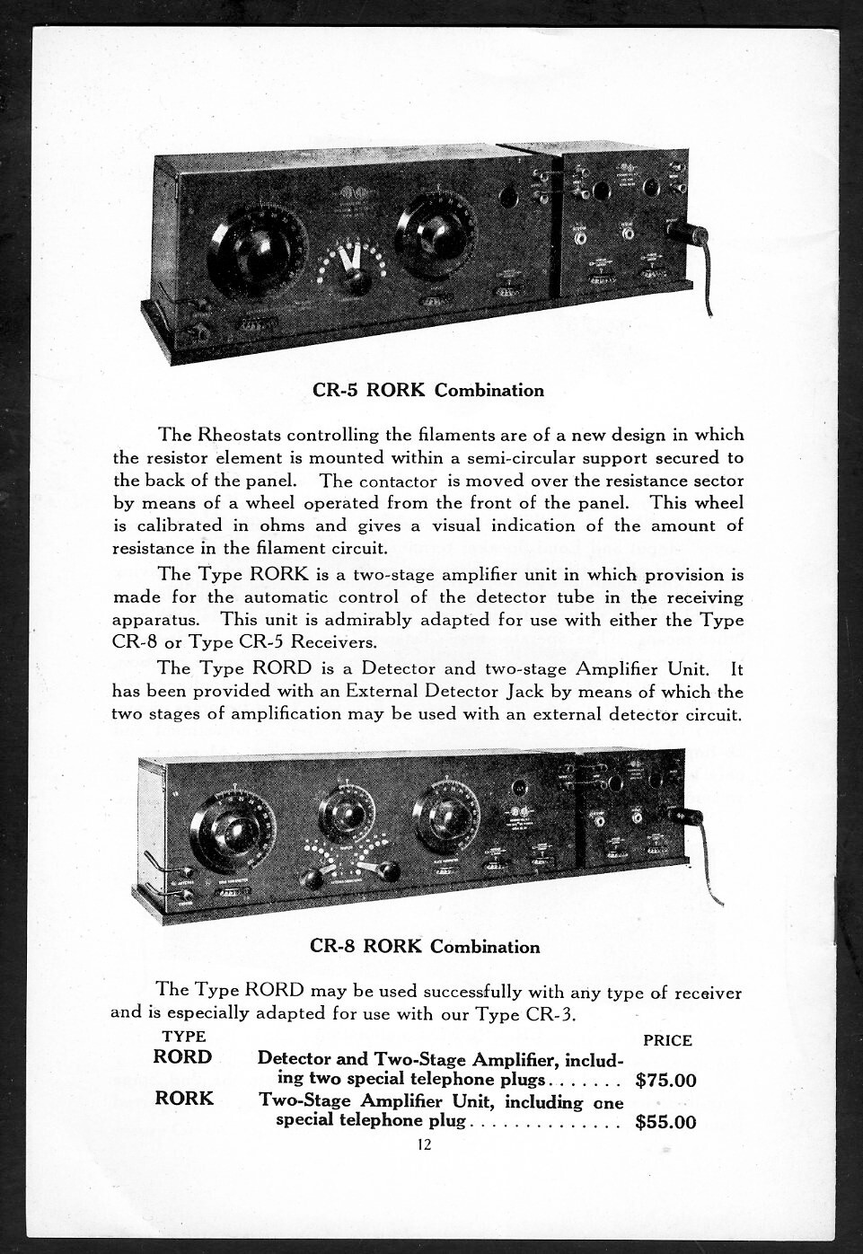 Reproduction A.H. Grebe 1922 Sales Brochure