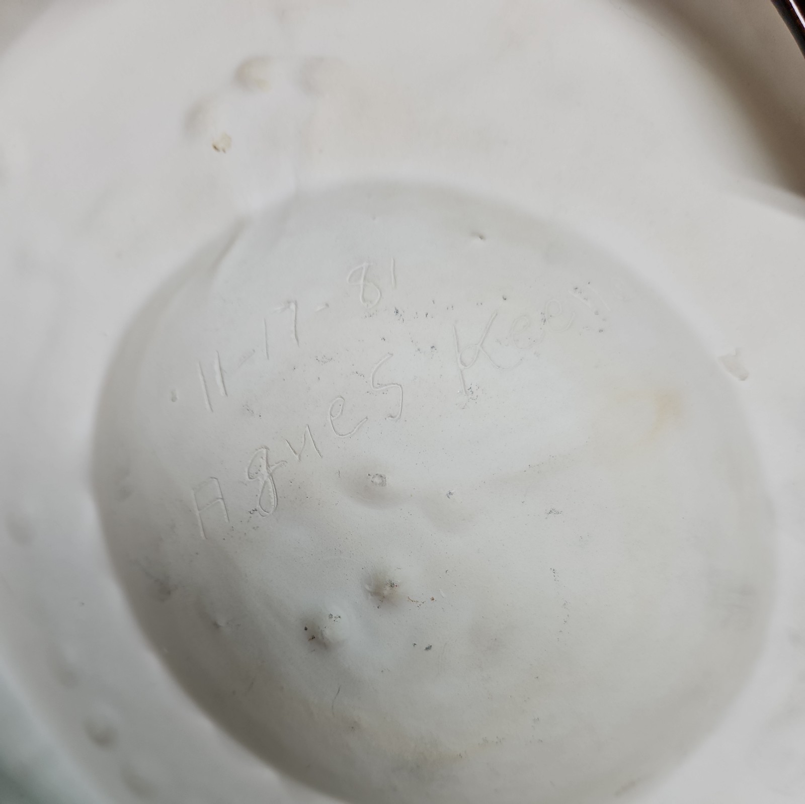 Vintage Coal Miner's Ashtray Large 11” Ceramic