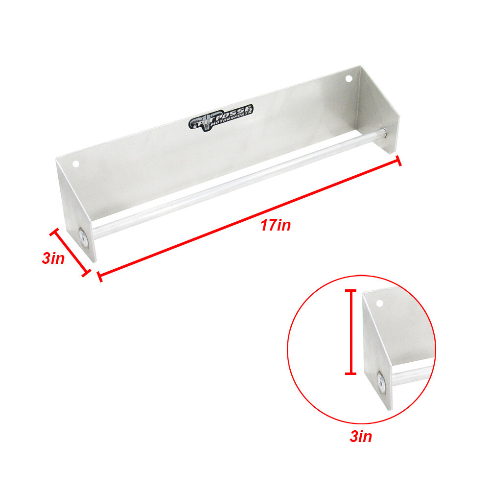 Pit Posse USA Made Garage Trailer Tie-Down Hanger Organizer NHRA Aluminum