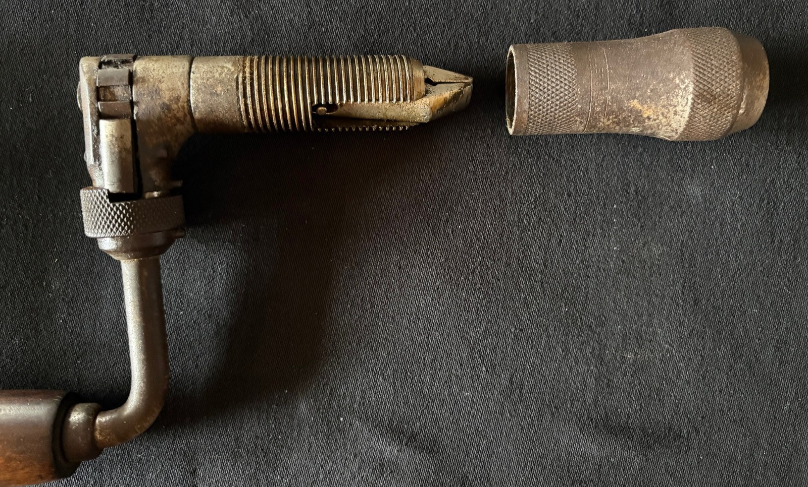 Antique Hand Tools-Hacksaw/Brace Drill/Eggbeater Drill/Spiral Rachet Screwdriver