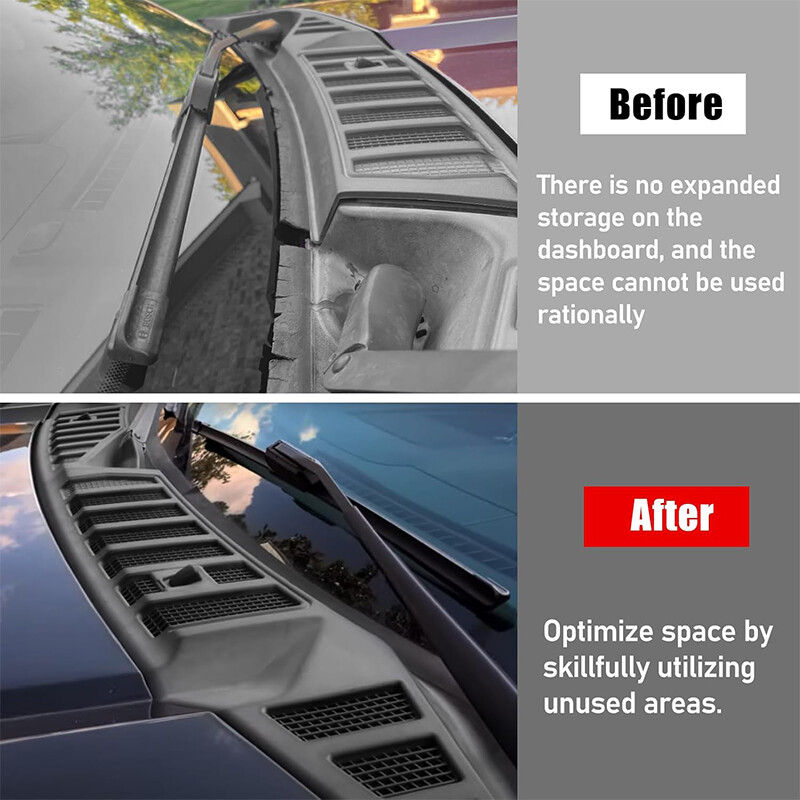 Front Black Windshield Wiper Cowl Cover For Ford F-150 2015-2020 #FL3Z15022A69A