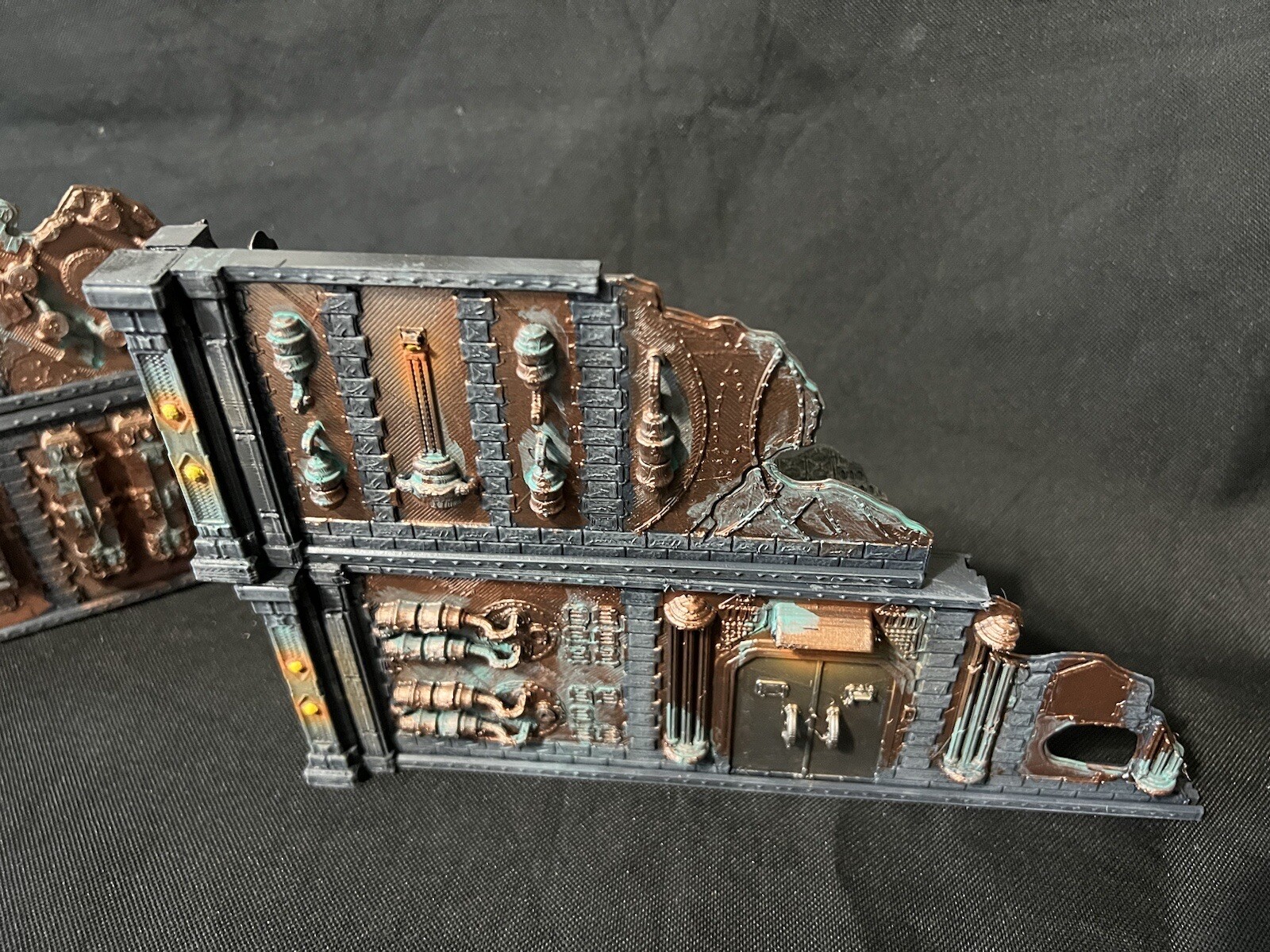 Tabletop Wargaming Terrain Fully Painted Industrial Warhammer 40K Compatible