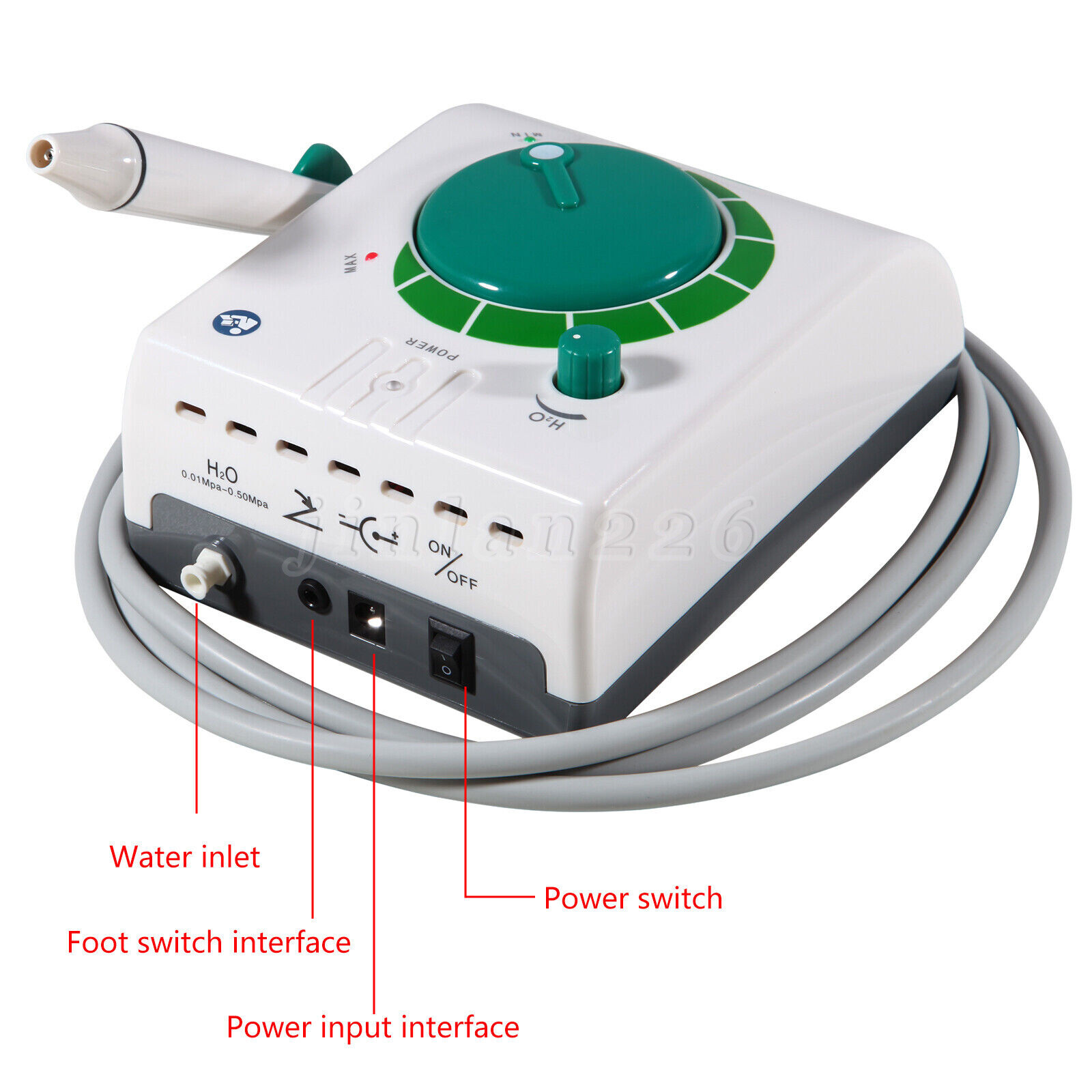 Dental Ultrasonic Scaler Piezo Scaling Handpiece Cleaning fit EMS Woodpecker USA
