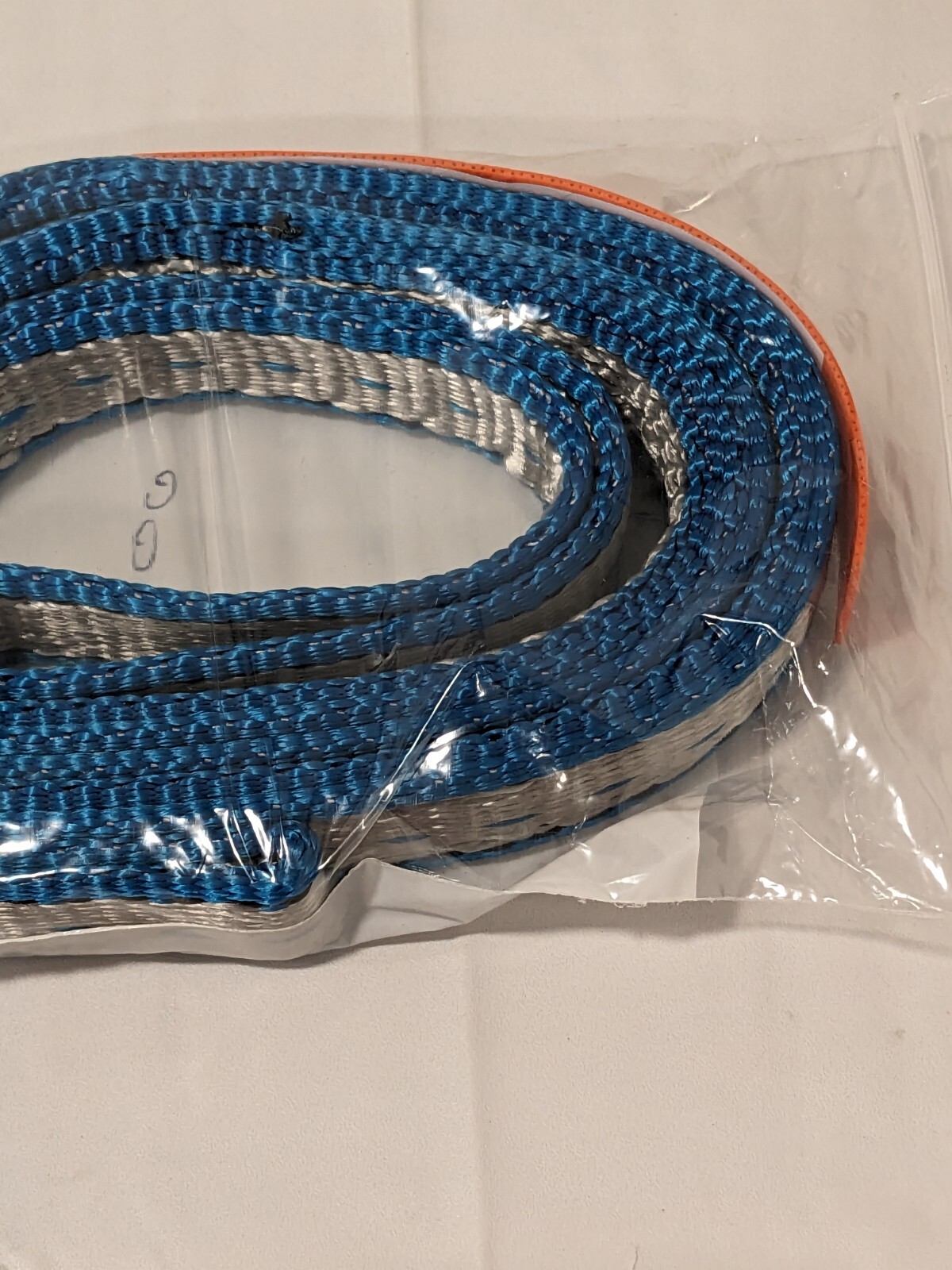 LIFT-ALL Flat Eye & Eye, Type 3 Web Sling: 4' Long, 1" Wide EE2801TFX4