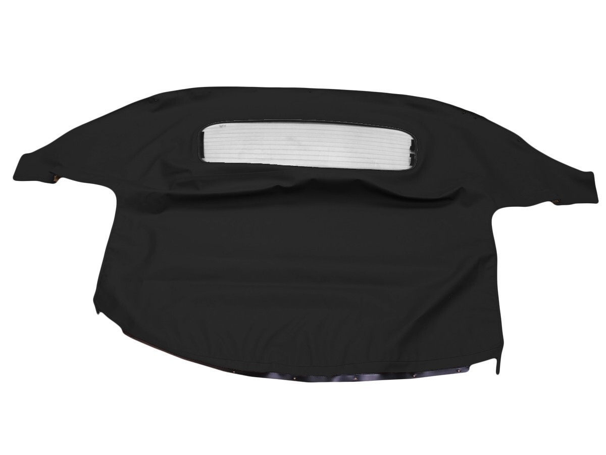 Fits: Mazda Miata 90-05 Black Vinyl Soft Top w/DOT Approved Heated Glass Window
