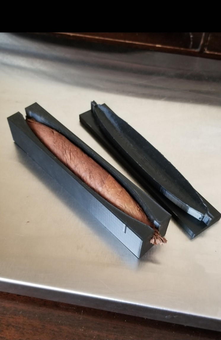 Two Cigar Molds 60g Perfecto Cigar Mold for Making Humidor Hand Rolled 2 Molds