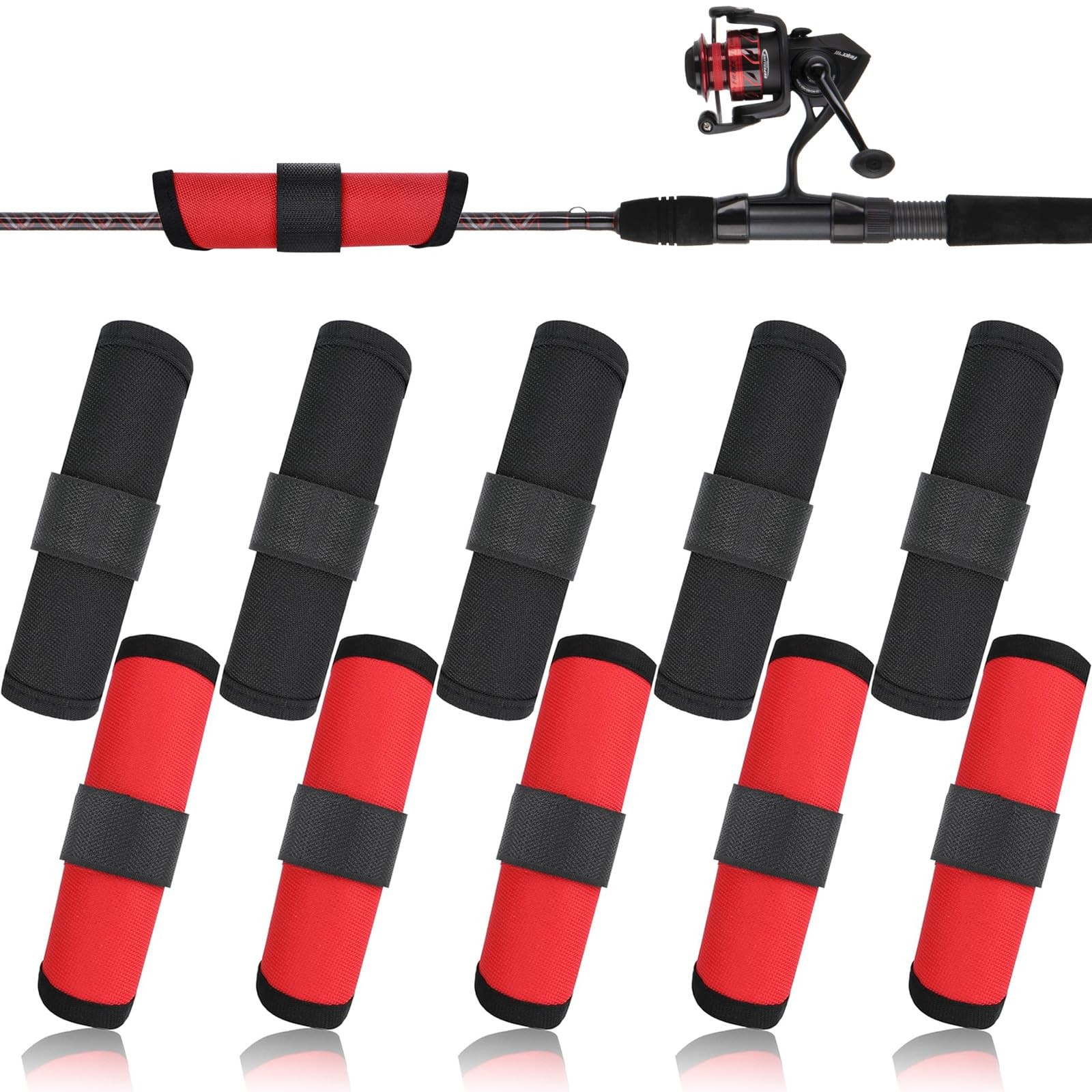 10 Pcs Fishing Lure Wraps - Hook & Lure Protectors Covers for Safe Bait Storage