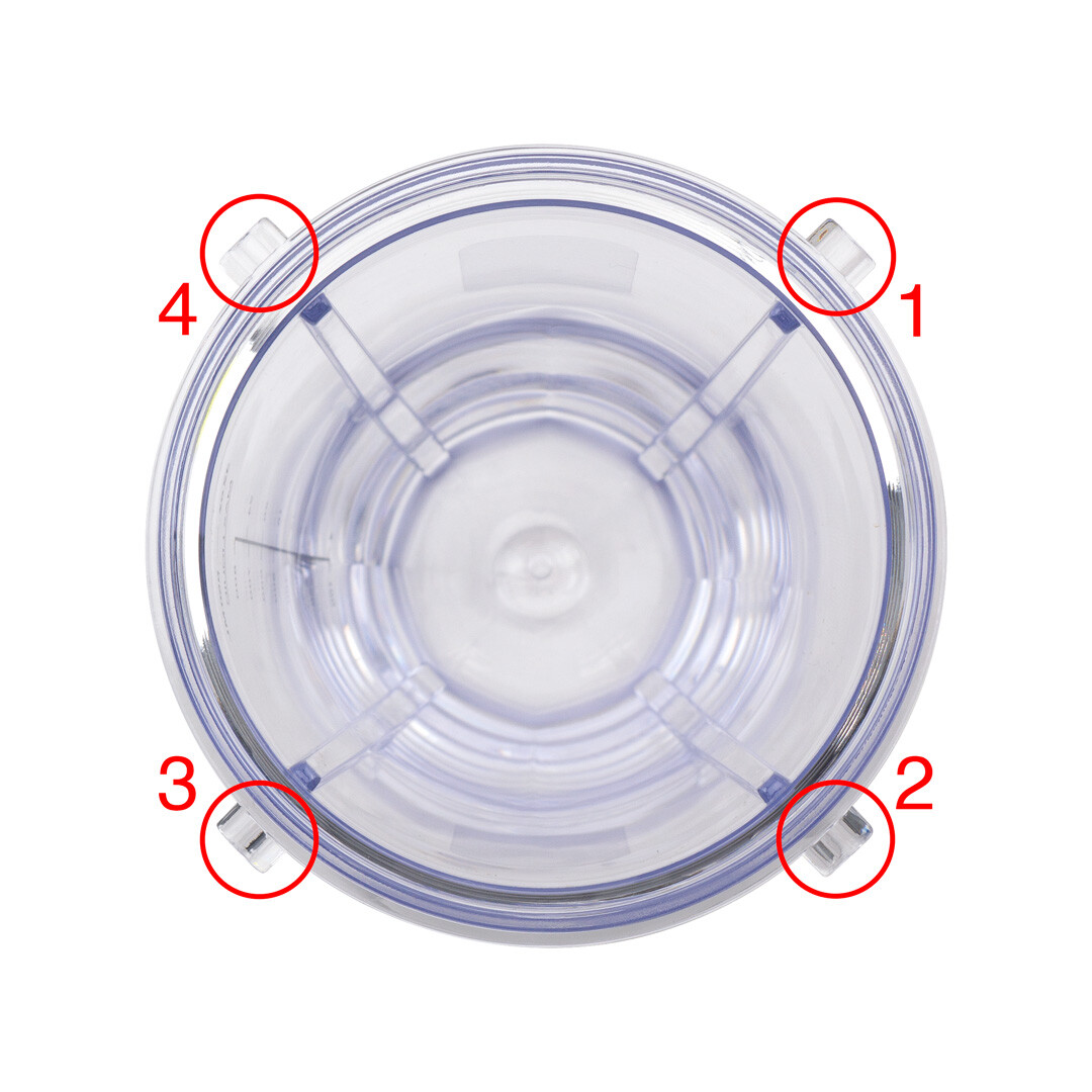 32 oz Cup Replacement Part 407KKU641 for Nutri Ninja Auto-iQ BL480 BL640 CT680