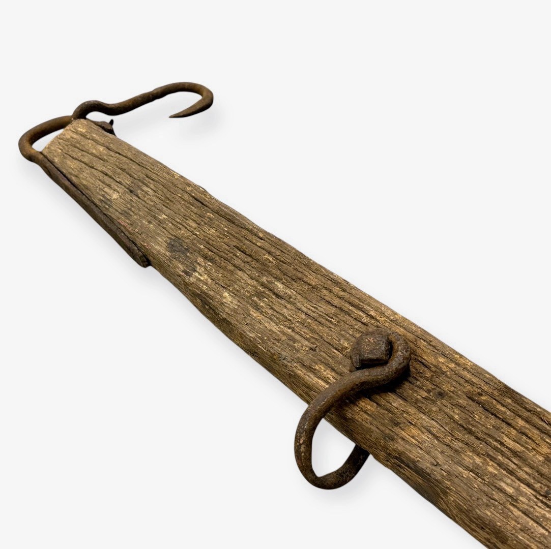 Rare Antique Singletree Whiffletree Horse Ox Harness 29” Primitive Farm Tool