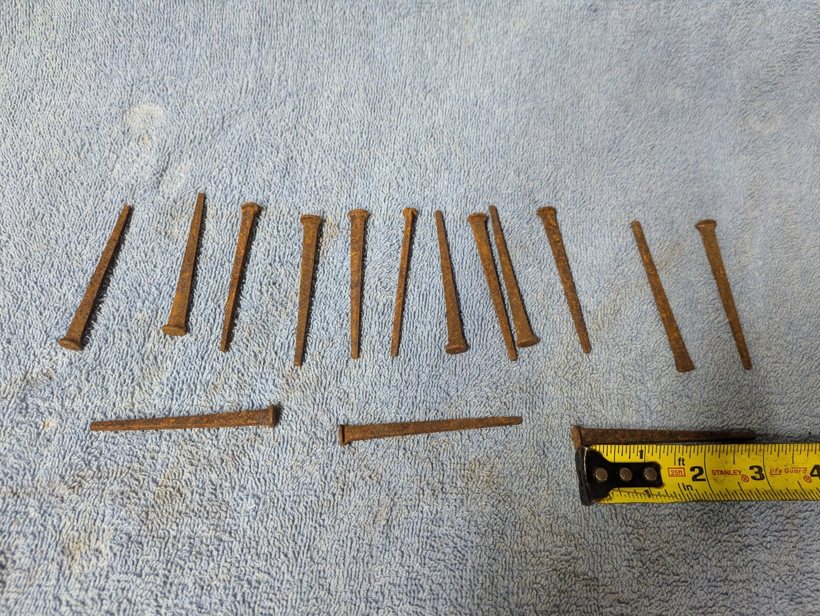 15 Antique 3" Coffin Nails, Square Nails, Wicca Witch Pagan Hoodoo Voodoo