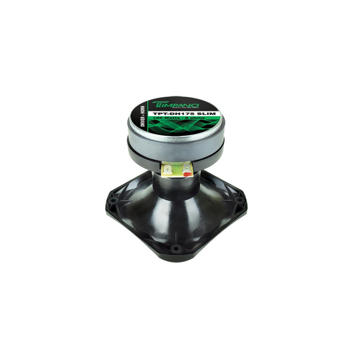 (2) TIMPANO TPT-DH175 SLIM 300W 8 OHM 1" EXIT PHENOLIC DIAPHRAGM DRIVER + HORN