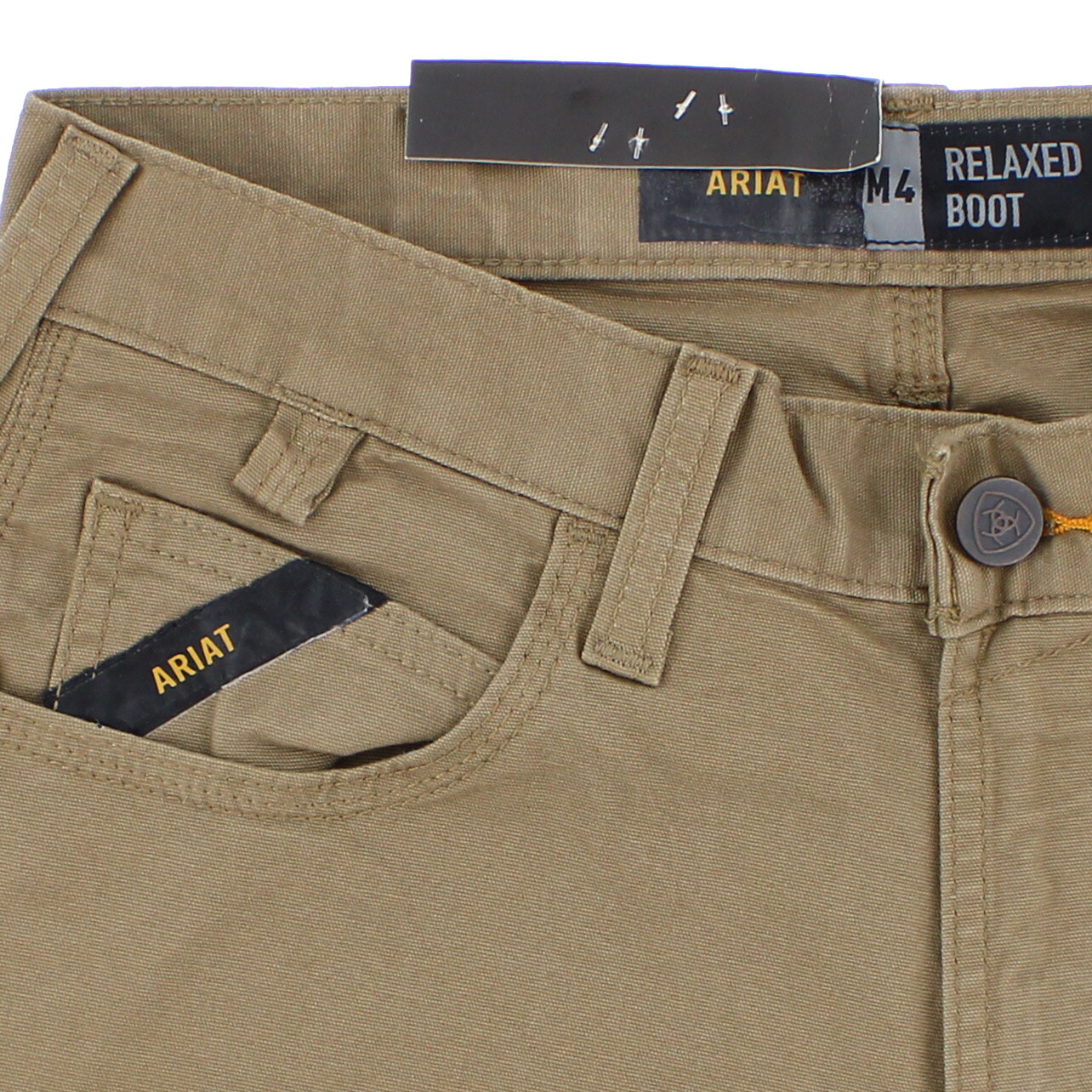 Ariat Work Rebar M4 Pants Men's Relaxed Straight, 7-Pocket Carpenter DuraStretch