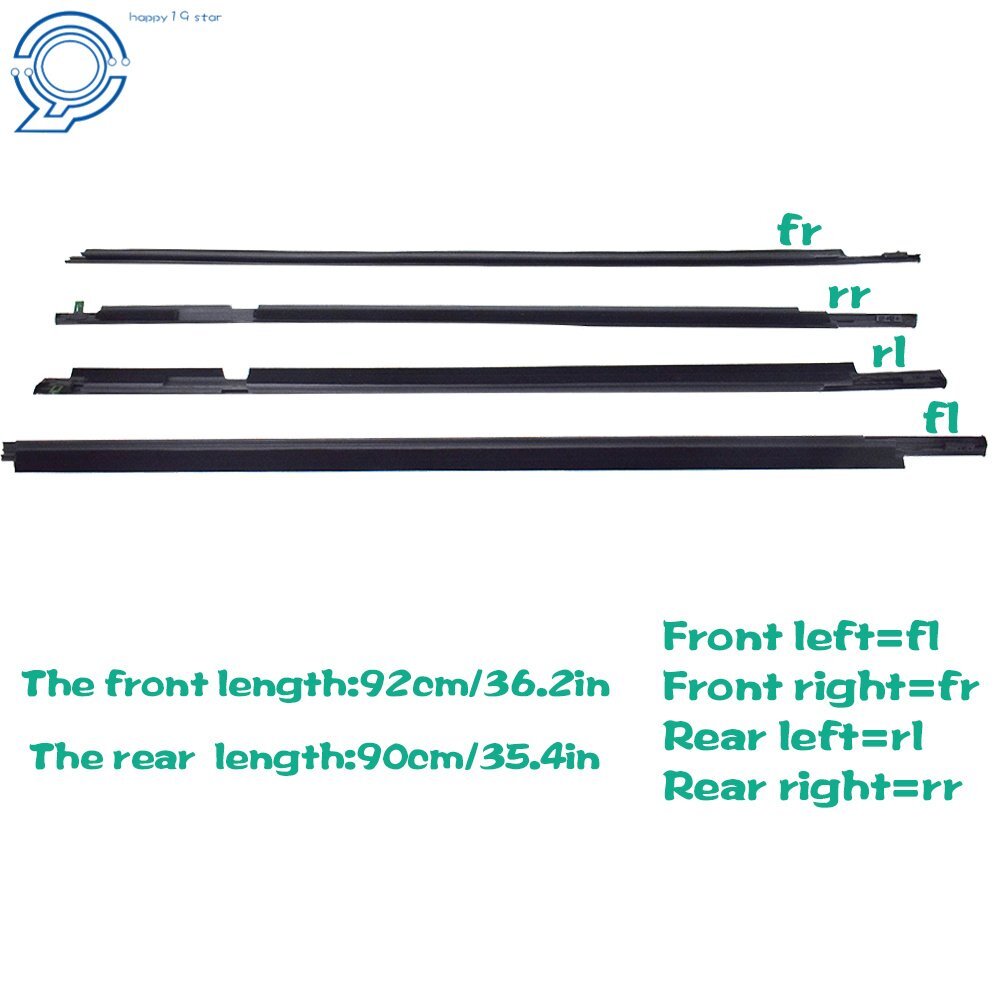 Weatherstrip Rubber Window Belt Moulding For LEXUS GX470 2003-2009 75722-60080