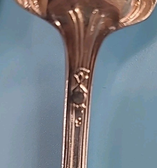 Vintage Set Of 6 A.S. CO 6" Ornate Spoons With Monogram "B" Flatware Silverware