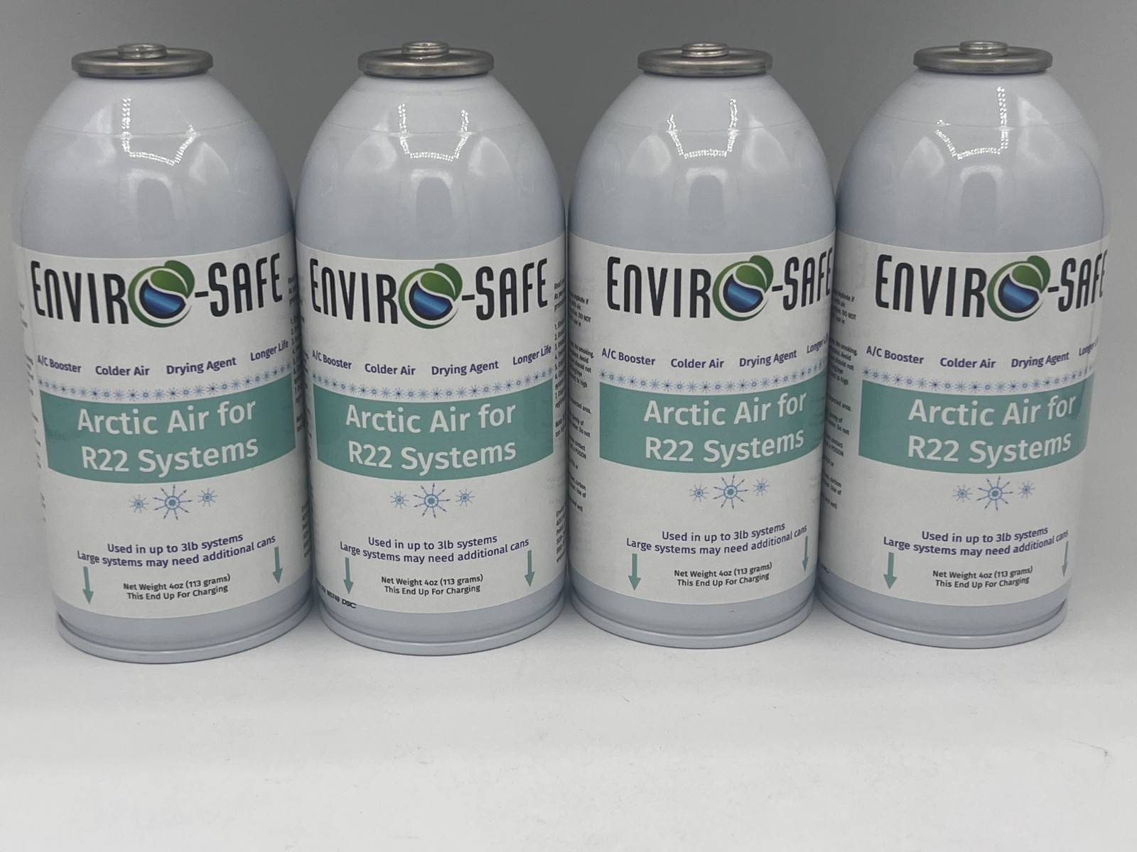 Arctic Air for R22 | 4 Cans | EnviroSafe, 4oz | Get Colder Air!