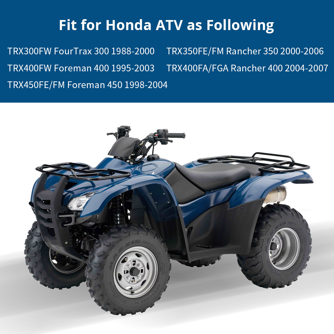 2PCS Front Wheel Hub Kit for Honda TRX350FE TRX350FM 4x4 Rancher 350 2000-2006