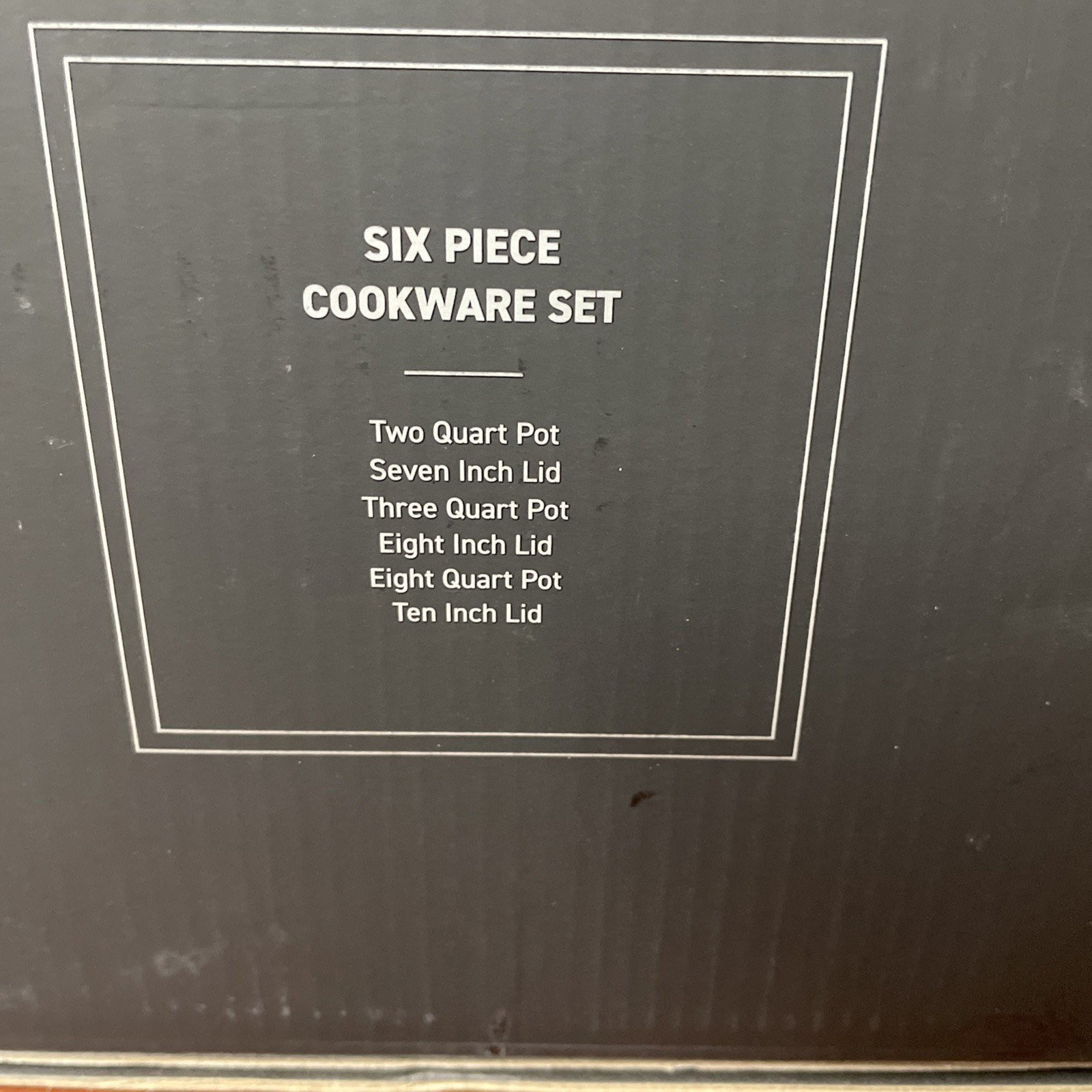 HexClad Hybrid Nonstick 6 Piece Sauce Pan Pot Cookware Set 2qt 3qt 8qt W/ Lids