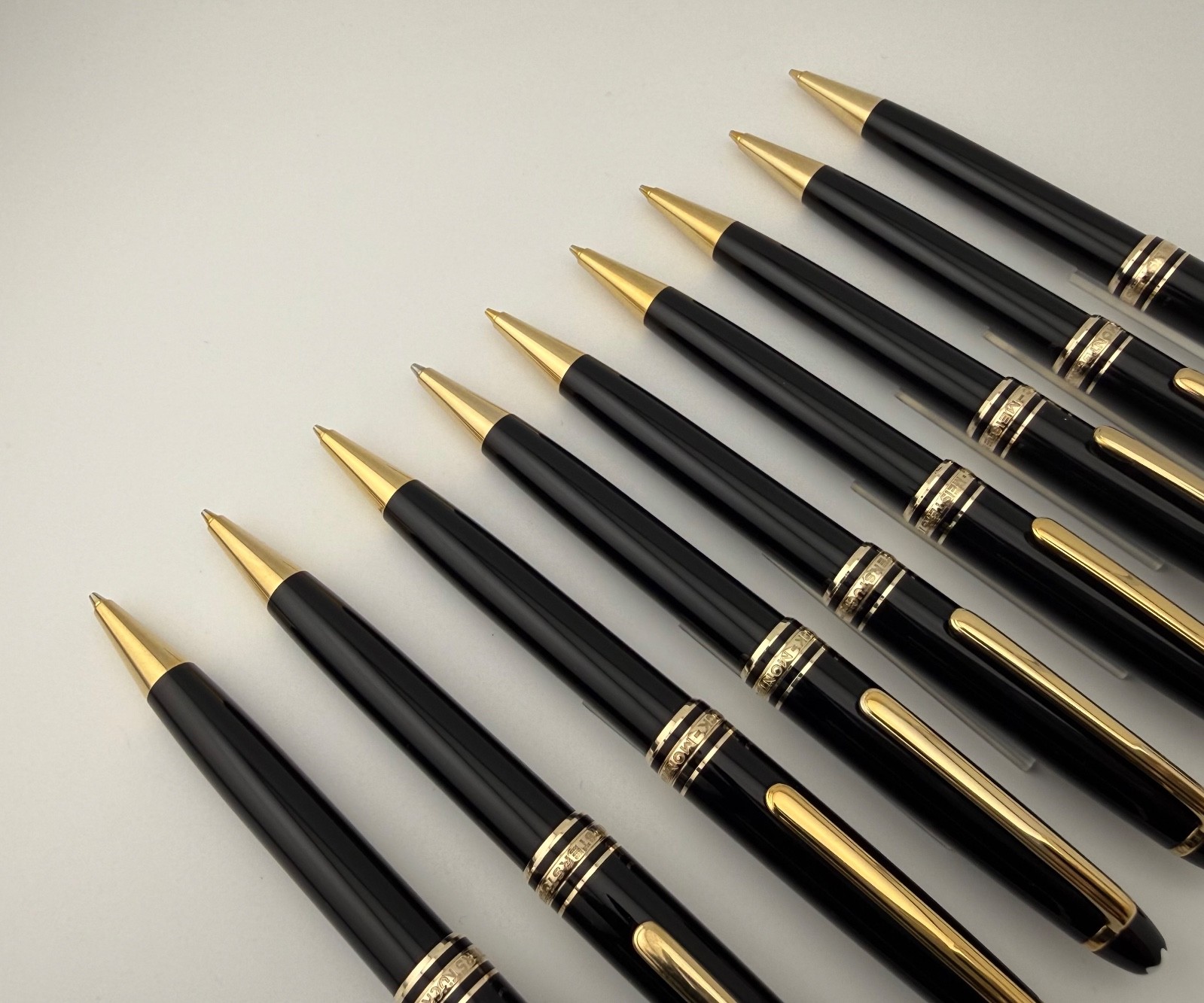 Montblanc Meisterstück Black Gold Plated No. 165 Mechanical Pencil 0.7mm