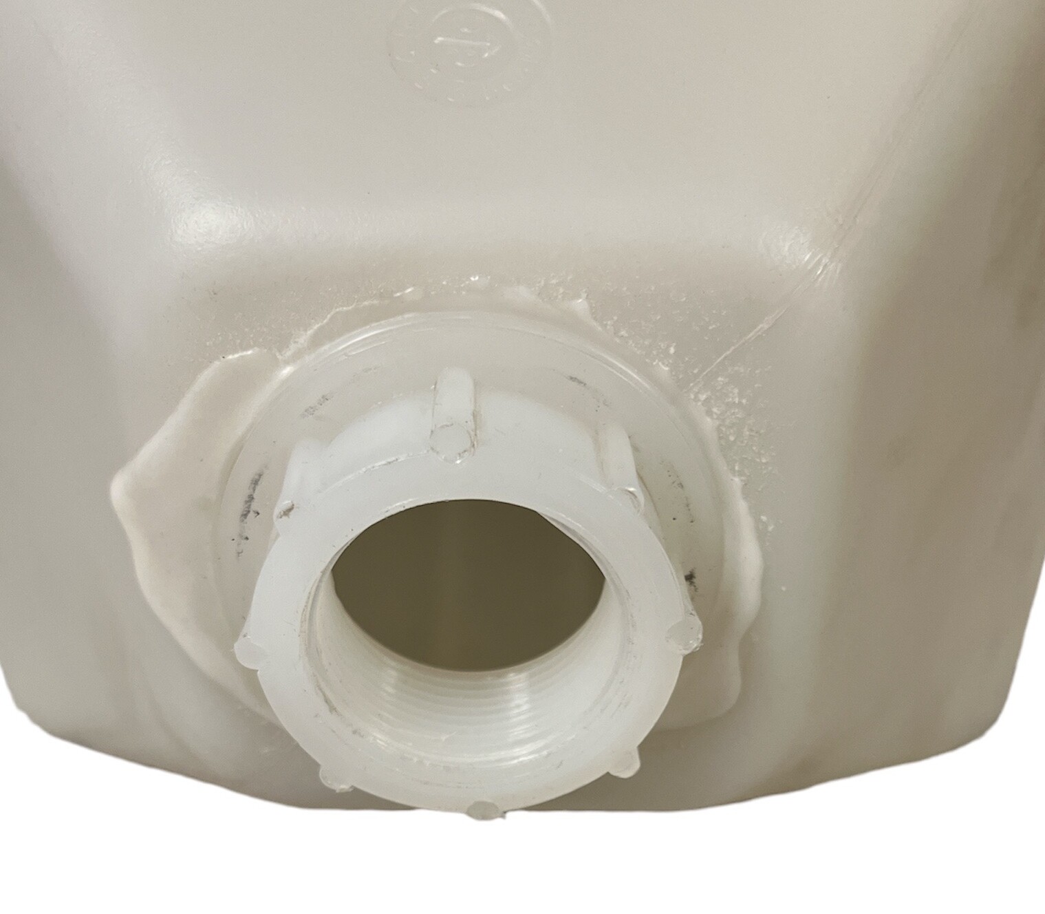 Ace Roto-Mold Blow Molded 5 Gallon Square Rinse Tank, White - SPBM05-SQ5