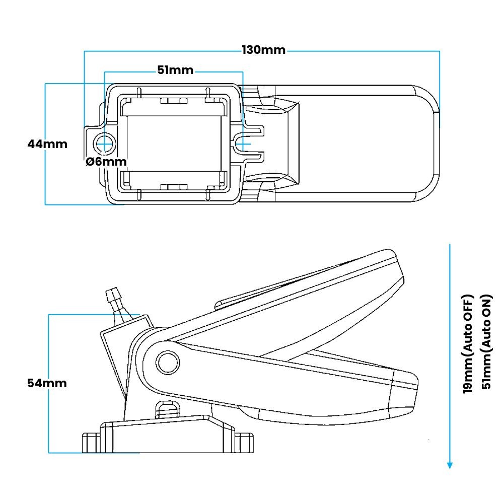 2x Automatic Boat Bilge Pump Float Switch - 12/24/32VDC, 20A for Boat Water Pump