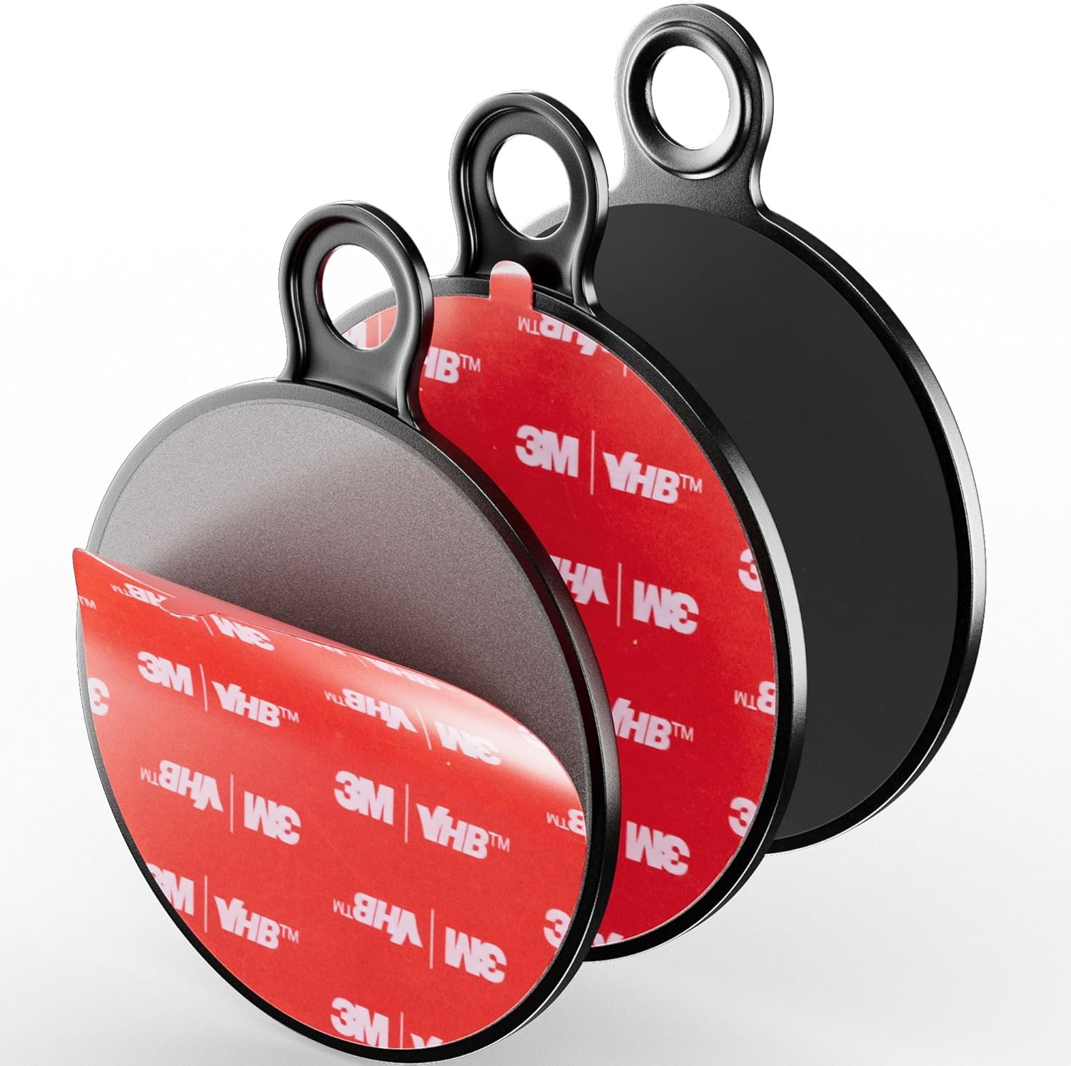 Dashboard Pad Mounting Disk for Suction Cup - 3M Phone Car Mount Red