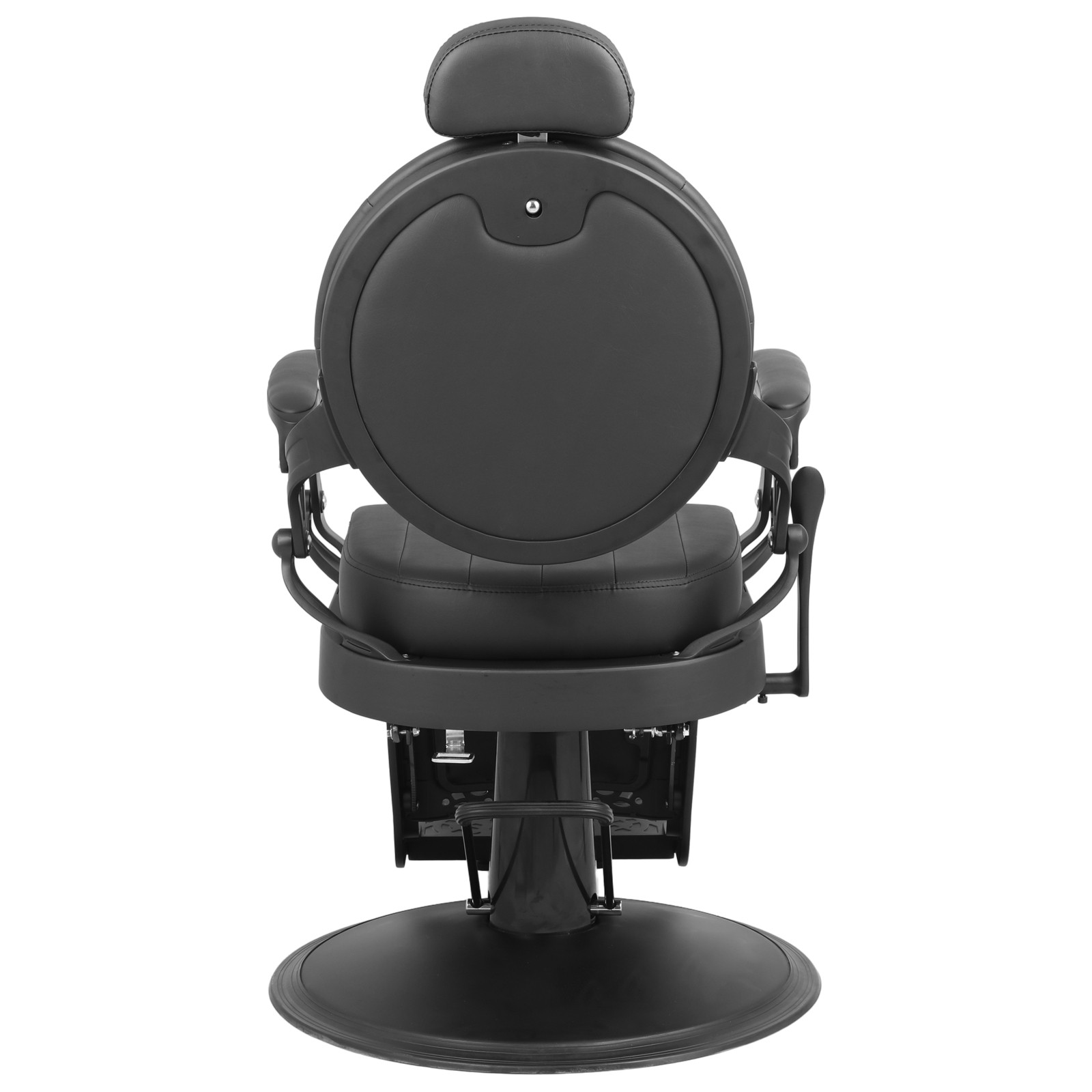 Black Vintage Recline Heavy Duty Barber Chair Hydraulic All Purpose Beauty Salon