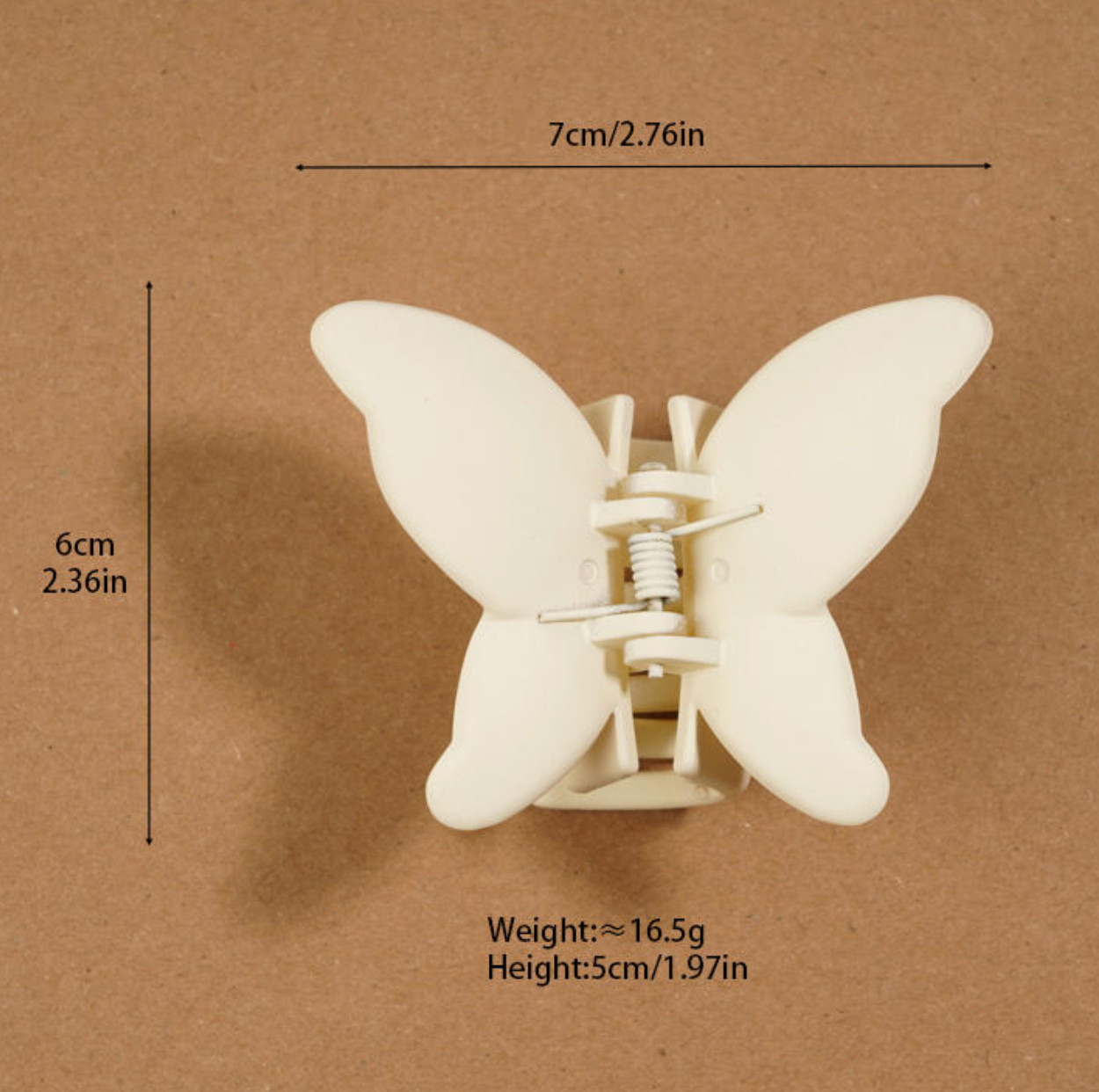 Delicate Butterfly Hair Claw - Elegant Updo Clip for Women, Chic Hairclip