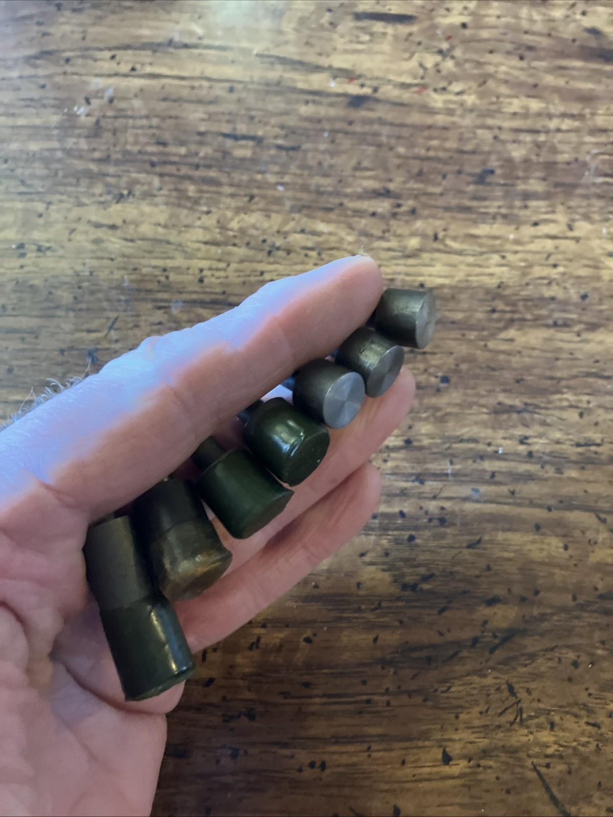 7 Pc Flat Head Rivet Squeezer Die 1/4 Shank Aircraft Aviation Some Duplicate