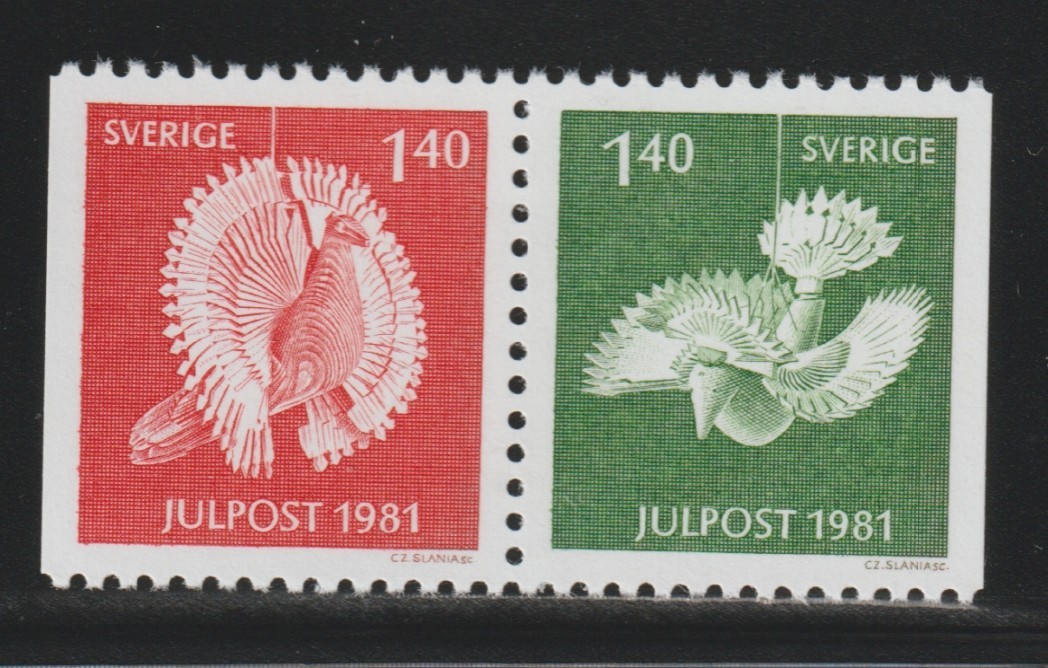 Sweden    1981    Sc # 1390-91    MNH   OG