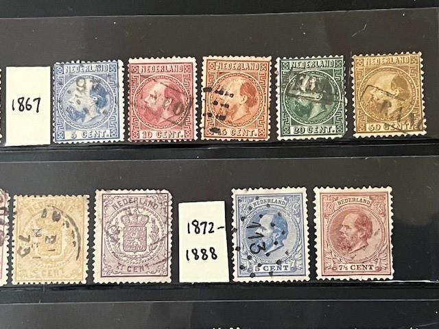Netherlands 1864-1896 Fabulous Collection Used in Stock Sheet Faults 7A6037S